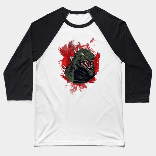 Godzilla KiryuGoji Baseball T-Shirt by jhunt5440